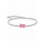 Thomas Sabo A2187-052-9-L19V bracelet with pink goldbears with stones silver