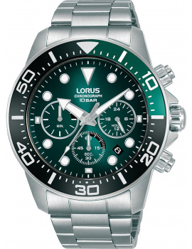 Lorus RT341JX9 chrono men`s 43mm 10ATM