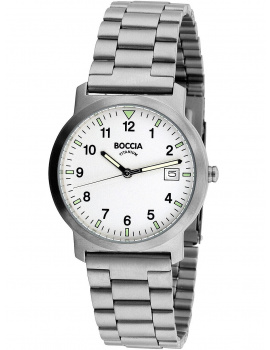 Boccia 3630-02 men`s watch titanium 37mm 5ATM