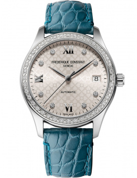 Frederique Constant FC-303LGD3BD6 Ladies Watch Classic Diamond Automatic 36mm 5ATM
