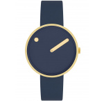 Picto 34018-6714G Unisex Midnight Blue 34mm 5ATM