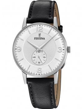 Festina F20566/2 Retro men's watch 36mm 3ATM