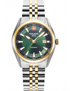 Swiss Alpine Military 7091.2144 Mens Watch Automatic 43mm 10ATM