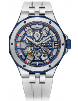 Edox 85303-357BUCAB-BUIRB Delfin Mecano Automatic Mens Watch 43mm 20ATM