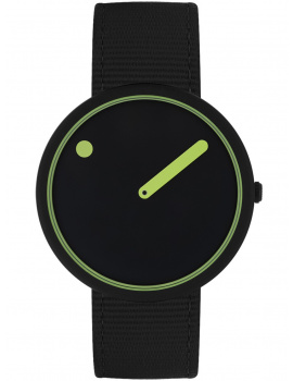 Picto R44023-R006 Manta Ray Black and Paradise Green 40mm ATM