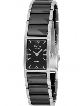 Boccia 3201-02 ladies watch keramika titanium 19mm 5ATM
