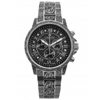 Louis XVI LXVI1722 Mens Watch Palais Royale Inked Diamond 43mm 10ATM