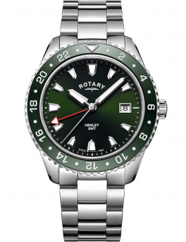 Rotary GB05108/24 Henley men`s watch GMT 42mm 10ATM
