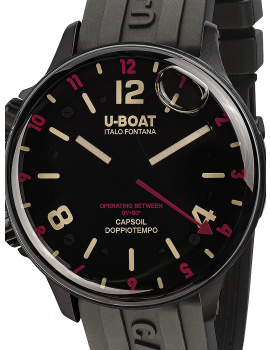 U-Boat 8841 Capsoil Doppiotempo DLC GMT 45mm 10ATM
