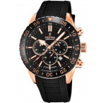Festina F20516/2 Keramika Chronograph Mens Watch 44mm 10ATM