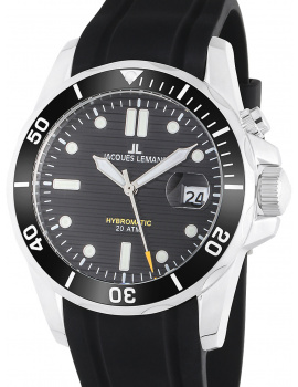 Jacques Lemans 1-2170A Hybromatic Diver Mens Watch 41mm 20ATM
