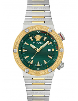 Versace VE8G00524 Mens Watch Greca Logo Diver 43mm 10ATM