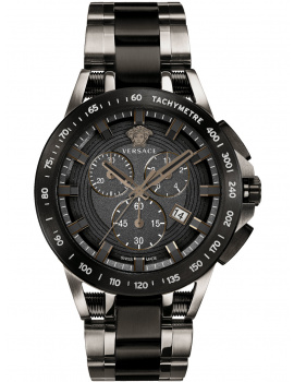 Versace VE3E00921 New Športové Tech Chronograph Mens Watch 45mm 10ATM