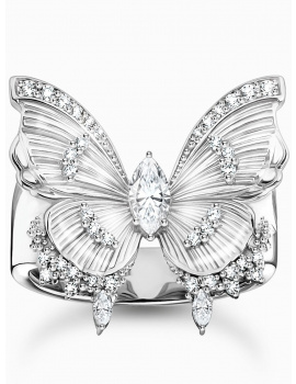 Thomas Sabo TR2495-051-14-58 Cocktailring butterfly silver Ladies