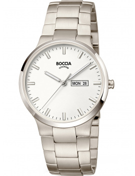 Boccia 3649-01 men`s watch titanium 39mm 5ATM