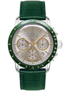 Zeppelin 8878-5 Pánske hodiny New York Chronograph 43mm 5ATM