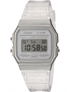 Casio F-91WS-7EF Ladies Watch Timeless Collection 33mm 1ATM