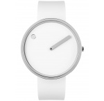 Picto 43364-0220S Unisex White Silicone 40mm 5ATM