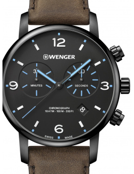 Wenger 01.1743.112 Urban Metropolitan Chronograph 44mm 10ATM