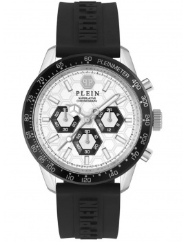 Philipp Plein PWPYA0124 Mens Watch Pleinmeter Chronograph 44mm 5ATM