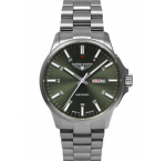 Bauhaus 2866M-4 Mens Watch Aviation Automatic Titanium 42mm 10ATM