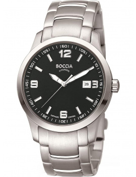 Boccia 3626-03 men`s watch titanium 38mm 10ATM