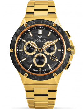 Louis XVI LXVI1211 Le Monarque Chronograph Mens Watch 42mm 5ATM