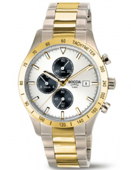Boccia 3739-04 Mens Watch Titanium Chronograph 40mm 10ATM