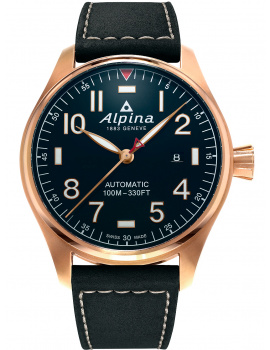 Alpina AL-525NN4S4 Startimer Pilot Automatic men's watch 44mm 10ATM