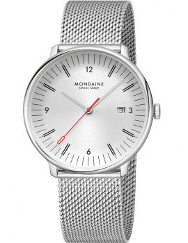 Mondaine MLE.41210.SM Mens Watch Doppio 41mm 5ATM