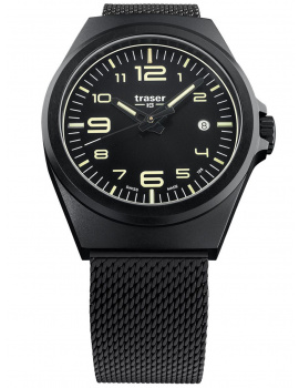 Traser H3 108206 P59 Esssential M Black Men's 42mm 10ATM