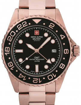 Swiss Alpine Military 7052.1167 GMT diver 42mm 10ATM