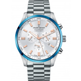 Claude Bernard 10222-3MBU-AIR Mens Watch Aquarider Chronograph 44mm 20ATM