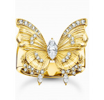 Thomas Sabo TR2495-414-14-58 Cocktailring butterfly gold plated Ladies