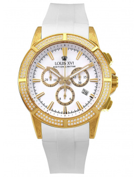 Louis XVI LXVI1136 Mens Watch Majeste  Iced Out Royale 43mm 5ATM