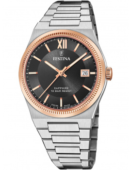 Festina F20036/3 Mens Watch Swiss Made RivĂ© 40mm 10ATM