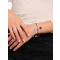 Thomas Sabo A2172-643-14-L19V Silver Bow-Bracelet With White stones
