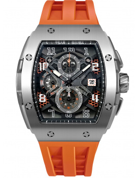 Tsar Bomba TB8211Q-02 Mens Watch Elementar Chronograph 52mm 5ATM