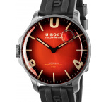 U-Boat 8701/B Darkmoon Red SS Soleil 44mm 5ATM