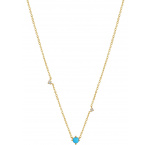 ANIA HAIE NAU001-02YG Terquoise & Sapphire Ladies Necklace Gold 14K, adjustable