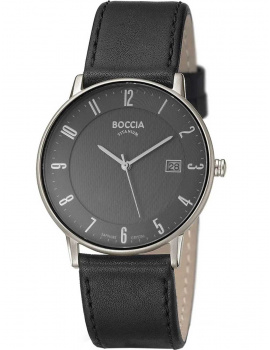 Boccia 3607-05 Mens Watch Titanium Sapphire crystal 39mm 5ATM