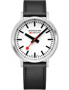 Mondaine MST.4101B.LBV.2SE Mens Watch Stop2go 41mm 3ATM