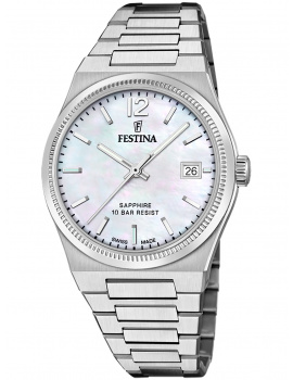 Festina F20035/1 Ladies Watch Swiss Made RivĂ© 35mm 10ATM