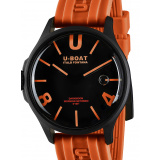 U-Boat 9538 Darkmoon Oranžová IPB Mens Watch 44mm 5ATM