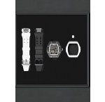 Tsar Bomba TB8218(1+2)CF/FKM-01BK/WH Mens Watch Atomic Twin Interchangeable Automatic Watch 45mm 10ATM