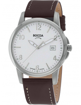 Boccia 3625-01 men`s watch titanium 36mm 5ATM