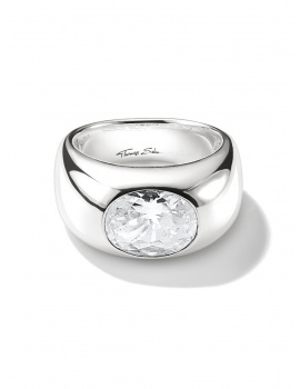 Thomas Sabo TR2520-051-14-58 Ring with white zirconia stone Silver Ladies