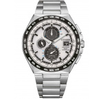 Citizen AT8238-84A Mens Watch Eco-Drive Super-Titanium radio controlled Chronograph 44mm 10ATM
