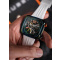 Nubeo NB-6096-02 Mens Watch Ecliptic Dual Time 45mm 5ATM
