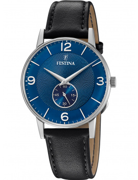 Festina F20566/3 Retro men's watch 36mm 3ATM